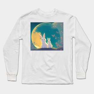 Here With You - Happy Bunnies Long Sleeve T-Shirt